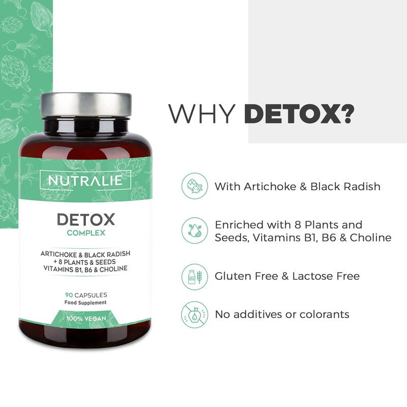 Nutralie Detox Complex, 90 Capsules, 69.7 g