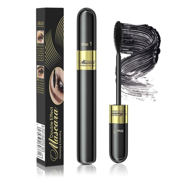 Mascara for Volume & Length, Long-Lasting Waterproof Mascara, Volumizing, Lengthening,