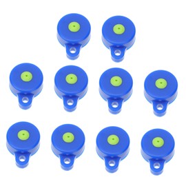 Toddmomy Shooting Supplies 10Pcs High Pressure Inflatable Bottle Cap Inflator Shooting Cap Steel Targets Bottle caps Pendant Training Portable Rotating Burst abs Resetting Targets