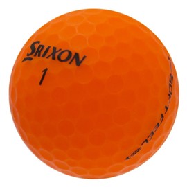 LostGolfBalls - 100 Matte Orange Srixon Soft Feel Golf Balls in Mint Condition, Recycled Used Golf Balls, AAAAA Quality Quality, Orange