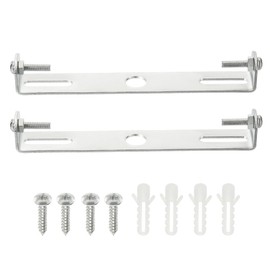 MECCANIXITY Ceiling Light Plate, 120x18x17mm Lighting Fixture Mounting Bracket for Home Office Chandelier, 2 Set