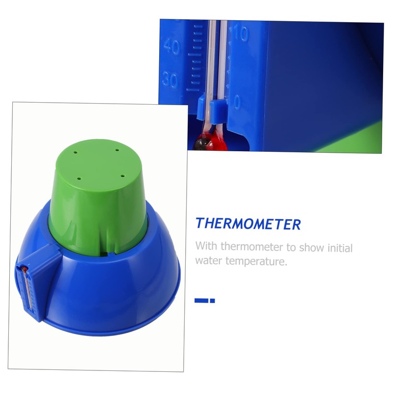 Totority Floating Chemical Dispenser with Thermometer Tabs Dispenser for Swimming