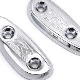 HASkulle Motorcycle Parts Mirror Block Accessories Brackets Off Base Plates for Suzuki GSXR 600 750 1000 GSX-R 2001-2004, Chromed