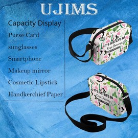 UJIMS Witch Movie Inspired Gifts Witch Musical Crossbody Bag GoodWitch BadWitch Gift Musical Theater Merch (GBWitch Bag)