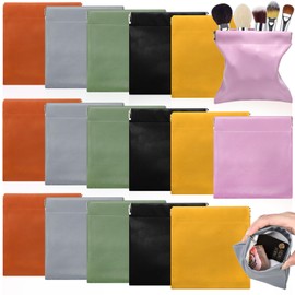 WRINGKIT 18 bolsas de cierre a presión, pequeña bolsa de 4.7 pulgadas, bolsa de maquillaje portátil impermeable, sin cremallera, bolsillo de cierre au