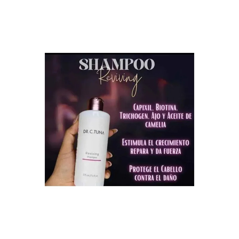 2pzs Shampoo Reviving Farmasi/para Crecimiento De Cabello