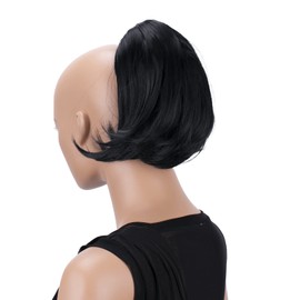 Hepburn-Style Open Hair Piece Bun / Tress with Hair Tie in Selection of Colours