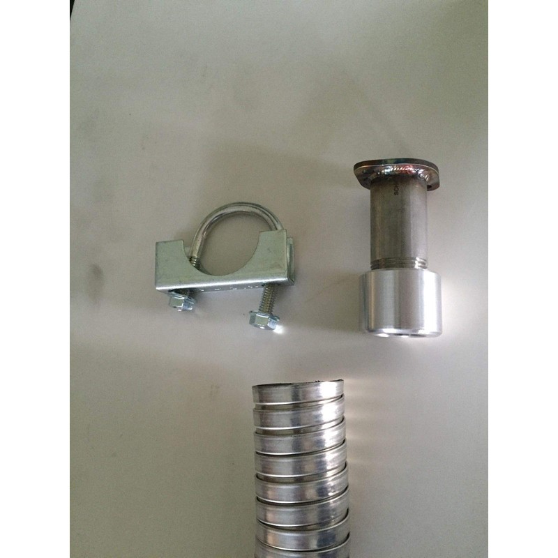 GenExhaust compatible with Honda EU6500iS/EU7000iS Generator 1-1/2" steel exhaust extension