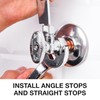 Steelman 4-in-1 Plumber's Wrench, for Angle Stops, Straight Stops, Compression