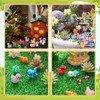Barydat Barydat 200 Pcs Mini Resin Animals Figures Small Variety