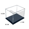 IDAFSA Clear Acrylic Display Case, Assemble Cube Display Box Stand