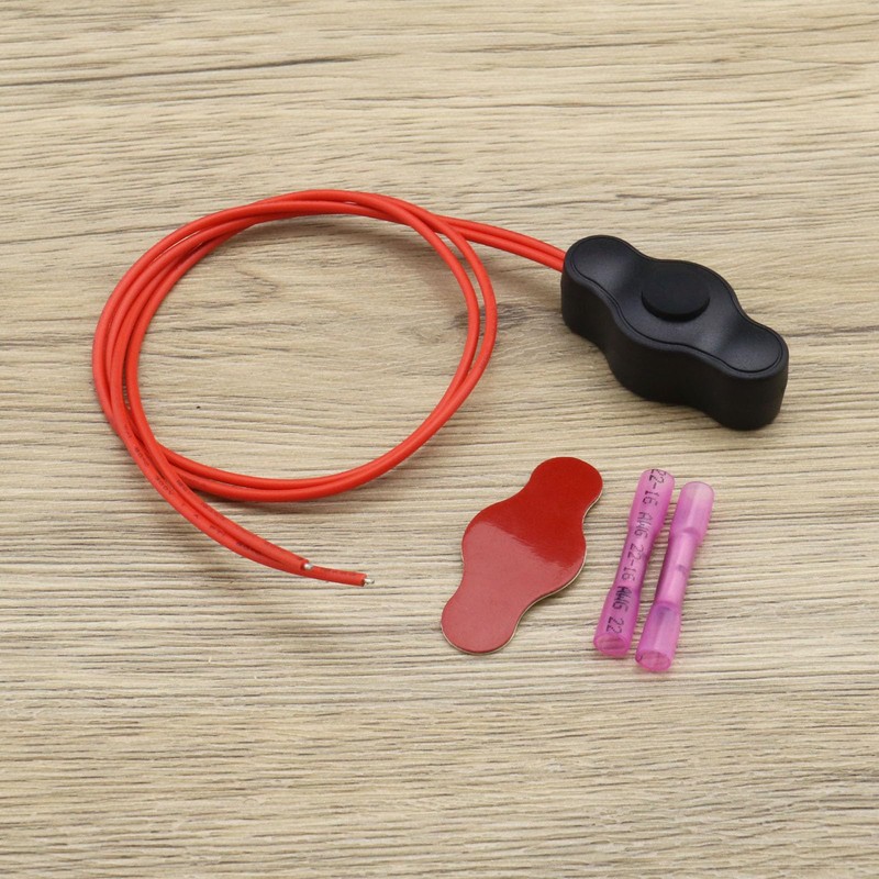 SING F LTD 2 Sets Waterproof Push-Button Switch Kit 12V