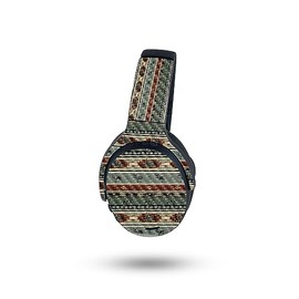 MightySkins Carbon Fiber Skin Compatible with Skullcandy Crusher ANC 2 - Cabin Stripes | Protective, Durable Textured Carbon Fiber Finish | Easy to Apply