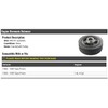 Engine Harmonic Balancer (Crankshaft Pulley) - Compatible with 1993-1997 Geo