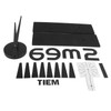 Frameless Wall Clock Sticker Mirror Surface Living Room Bedroom Office