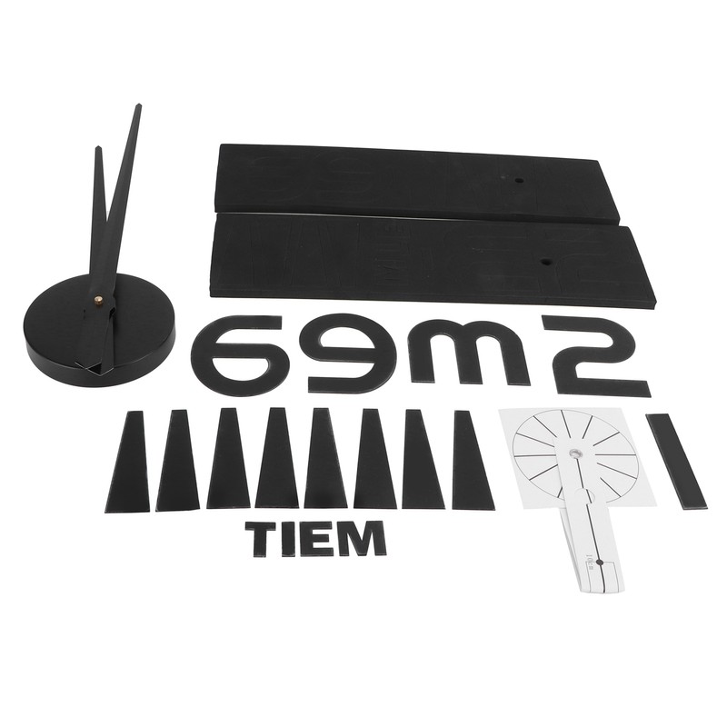 Frameless Wall Clock Sticker Mirror Surface Living Room Bedroom Office