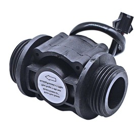 Water Flow Sensor, G1" 1-60L/min High Precision Sensor Switch Hall Effect Flowmeter for industrial Agricultural Equipment