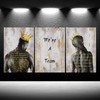 3 Pieces African American Canvas Wall Art We Are A