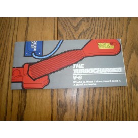 Buick 3.8 Turbo Charging Sales Brochure/Guide - Vintage - Regal & LeSabre