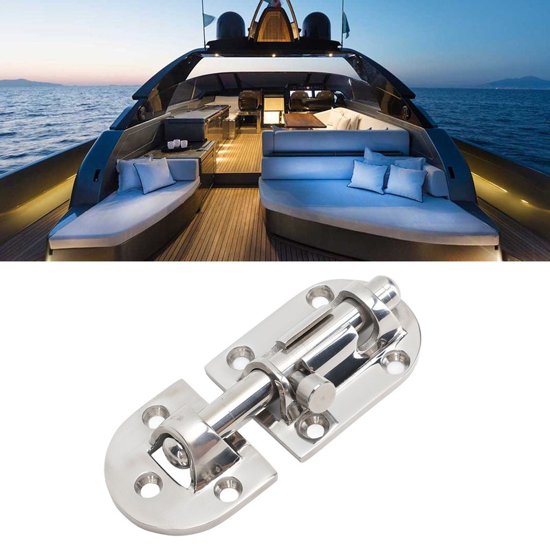 Locker Latch 86mm Long 316 Stainless Steel Mirror Polished Finish