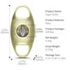 CIGARLOONG Cigar Cutter V-Cut Stainless Steel Blade Portable Pocket Size