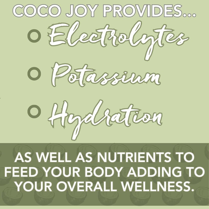 CoCo Joy Lean Coconut Water, Zero Sugar Added, Low-Carb, High-Calcium,