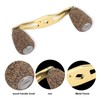 Fishing Reel Handle Wood Knob Carbon Fiber Frame with Fittings