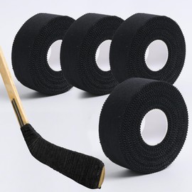 Hockey Tape – Multipurpose Cloth Tape Roll for Lacrosse, Baseball, Softball Bats, Rackets, Pullup Bars, and Gardening Tools. Ideal for Wrist, Ankle, Foot, Knee, and Hand Taping Sports Gift 4rolls