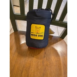 Wise Owl Outfitters Camping Hammock w/Tree Straps, Large - Burgundy/NavyB