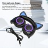 Cat Ear Wired Headphone Noise Reduction Cute Kids Cartoon Headset