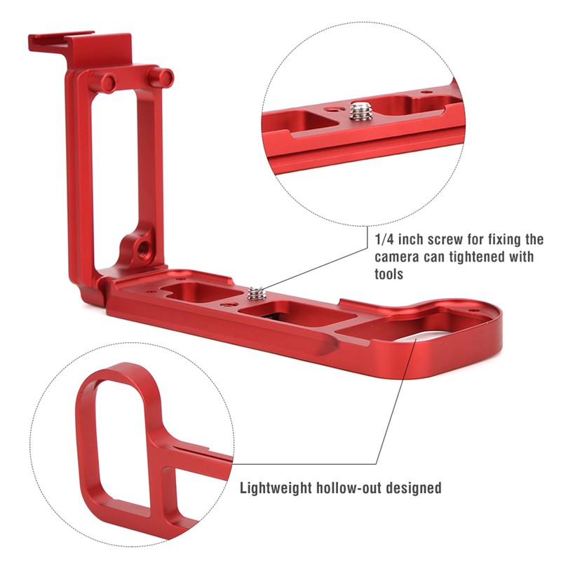 Aluminium Alloy Handle L Vertical Shooting Bracket Quick Release Plate