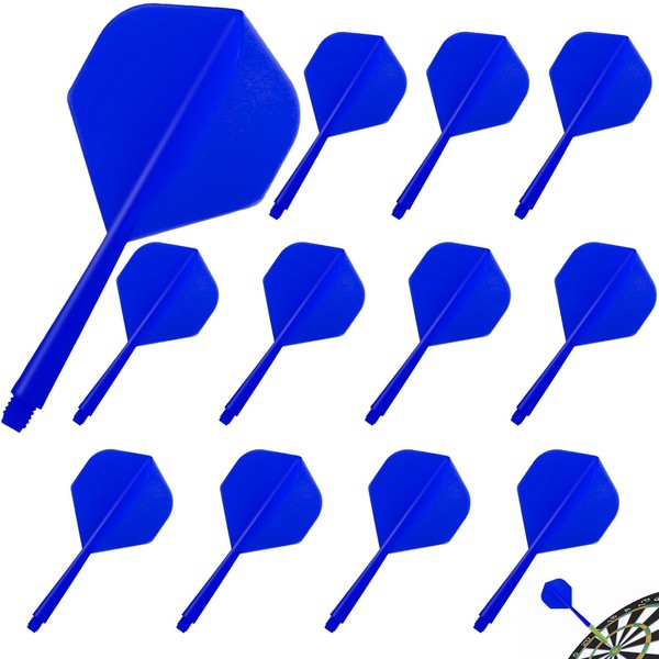 Pyroclasia Pack of 12 Darts Flights with Shafts Stable Darts