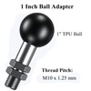 BRCOVAN 2 Pack, 1'' Ball Adapter with M10 x 1.25