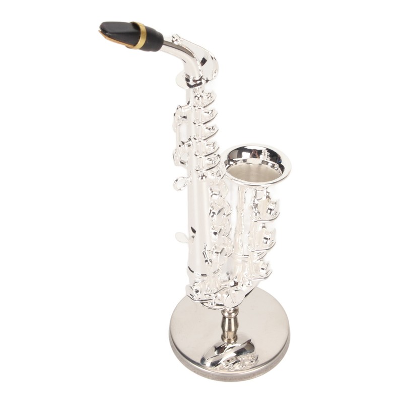 Miniature Saxophone with Stand and Case Mini Musical Instrument Miniature
