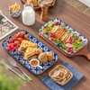 vancasso Serving Platters Set of 3, 16"/14"/12" Inch Rectangular Trays
