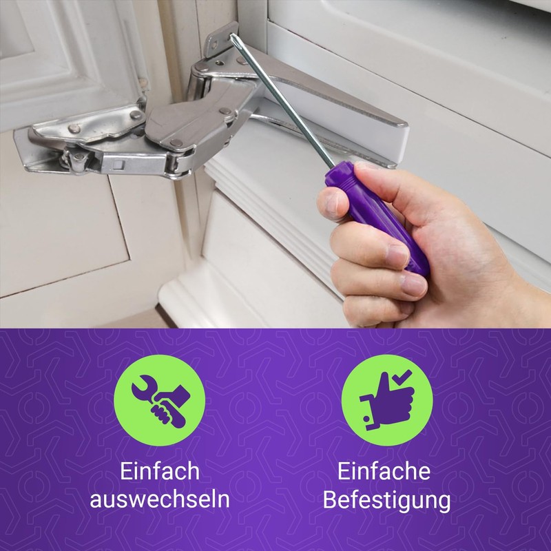 Vioks.pro Fridge Hinges Set of 2 – Replacement for Bosch