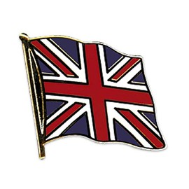 Enamel Pin Badge, Union Jack Flag - British Flag Pin Badge Representing United Kingdom
