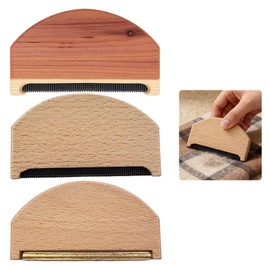 Wool Comb, 3 Pcs Wooden Pilling Comb, Cashmere Combs, Suitable for Manual Sweater De-Pilling On Wool, Cashmere, Knitwear, and Scarves