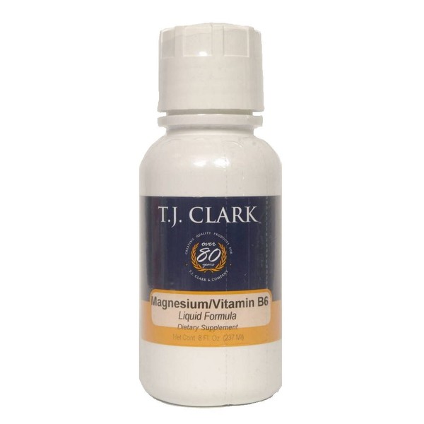 T J Clark Magnesium and Vitamin B6 Liquid