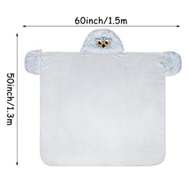 Moyel Owl Wearable Blanket Hoodie Funny Hooded Blanket Christmas Birthday Gifts for Women Mom Friends Wife Girlfriend Owl Gifts for Her on Anniversary Mothers Day Valentines Day
