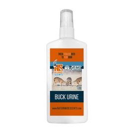 Nationwide Scents Buck Urine for Hunting | 8 oz | 1 Bottle | Buck Attractants for Whitetail Deer | Deer Scents & Attractants