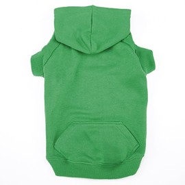 Casual Canine Basic Hoodie for Dogs, 8" XS, Green