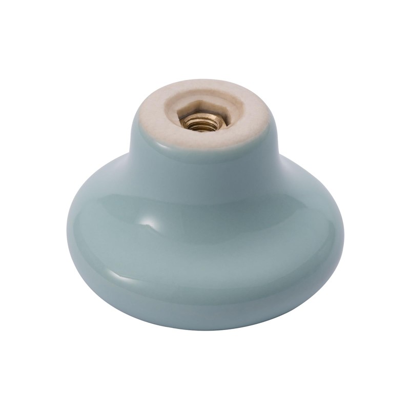 NAKUPENDA Pack of 6 Furniture Knobs, Round Ceramic Cabinet Drawer