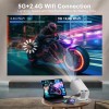 HY300 Pro Mini Smart Projector Wireless Phone Casting Portable Home
