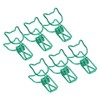 100Pcs Kitten Binder Clips Cute Animal Style Strong Clamping Hollow