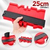 Onnfang Wide Contour Gauge, Red, 9.84 in