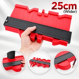Onnfang Wide Contour Gauge, Red, 9.84 in