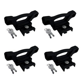 F-Lptstor Truck Bed Box Anchors, Truck Bed Tie Down Clips and Plates for Ford 2015-2025 F150 F250 F350 and Raptor Truck Bed Accessories (4 Pcs), Replaces FL3Z-99000A64-B (Tie Downs)