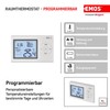 EMOS Digital Room Thermostat, Programmable Wall Thermostat for Heating and