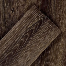 FunStick 6"x36" Brown Cedar Wood Floor Tiles Peel and Stick Waterproof Vinyl Plank Flooring Peel and Stick Floor Tile Wood Planks for Walls Stick on Flooring Tiles for Bathroom Kitchen Bedroom RV 5pcs